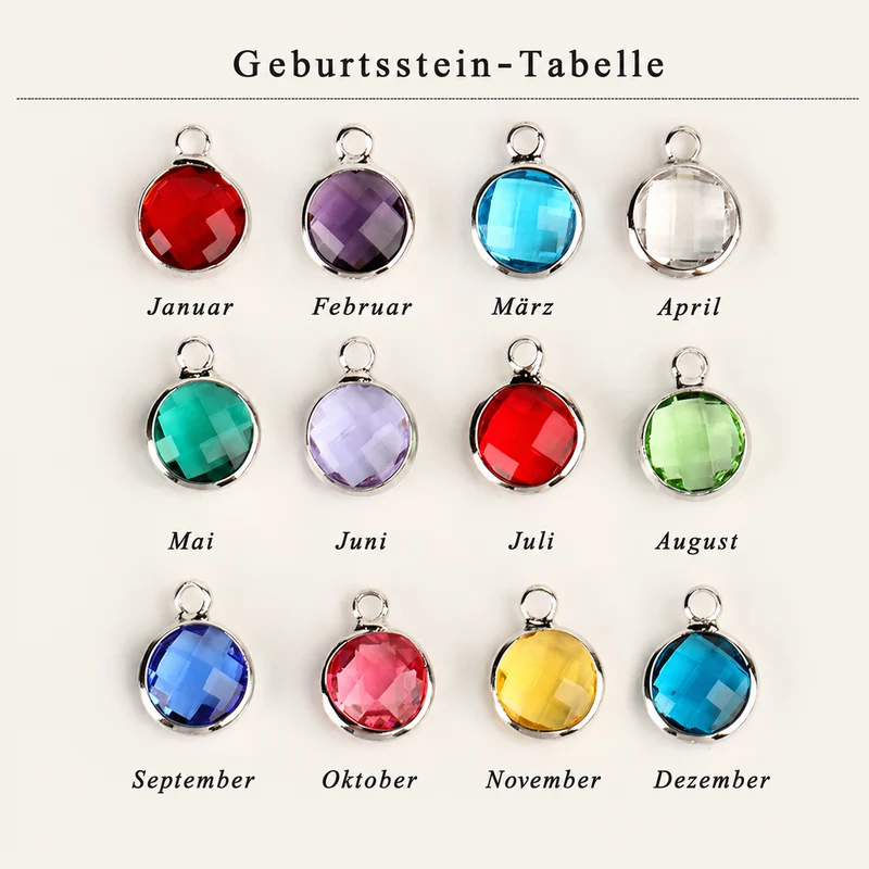Familienkette Mit Geburtsstein
