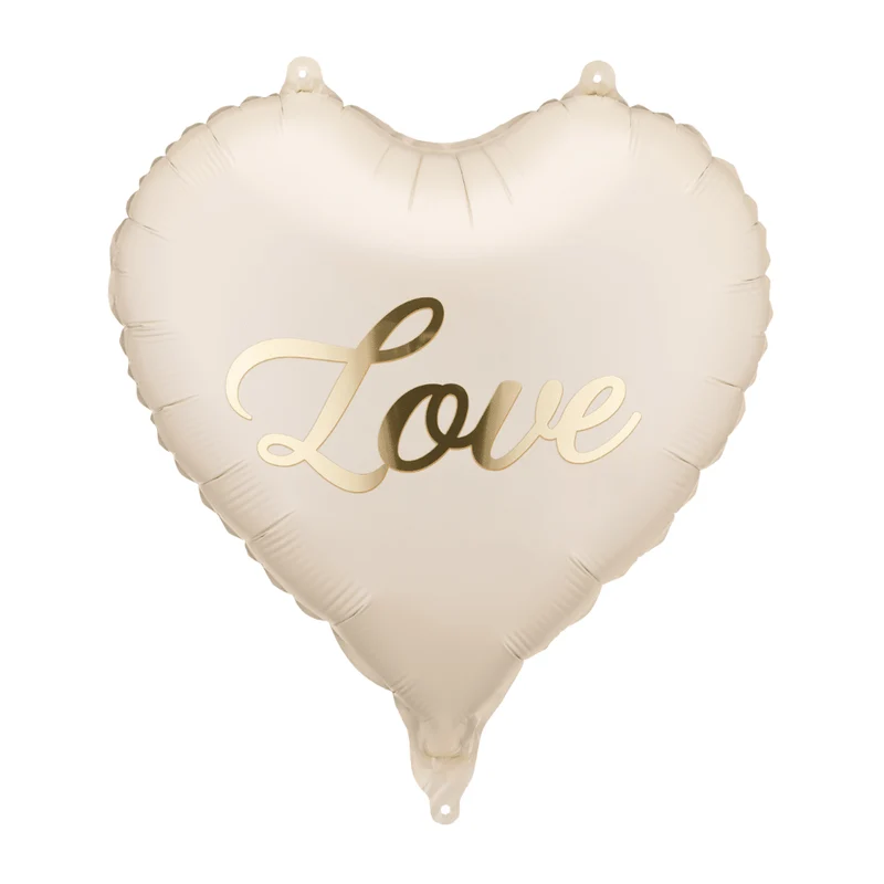 Heliumballon-Geschenk "Love" Gold