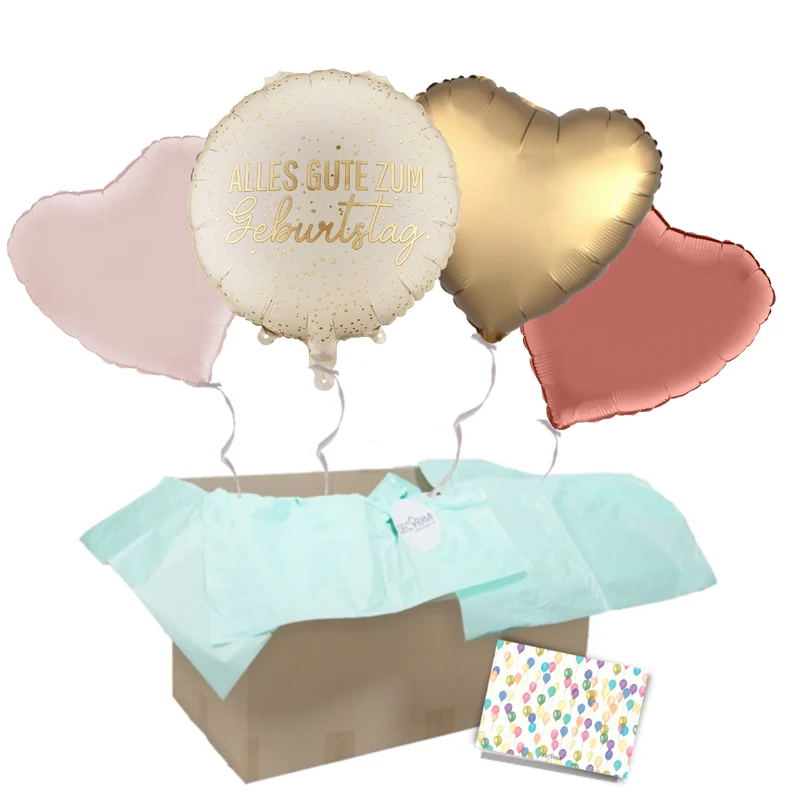Heliumballon-Geschenk "Alles Gute zum Geburtstag"