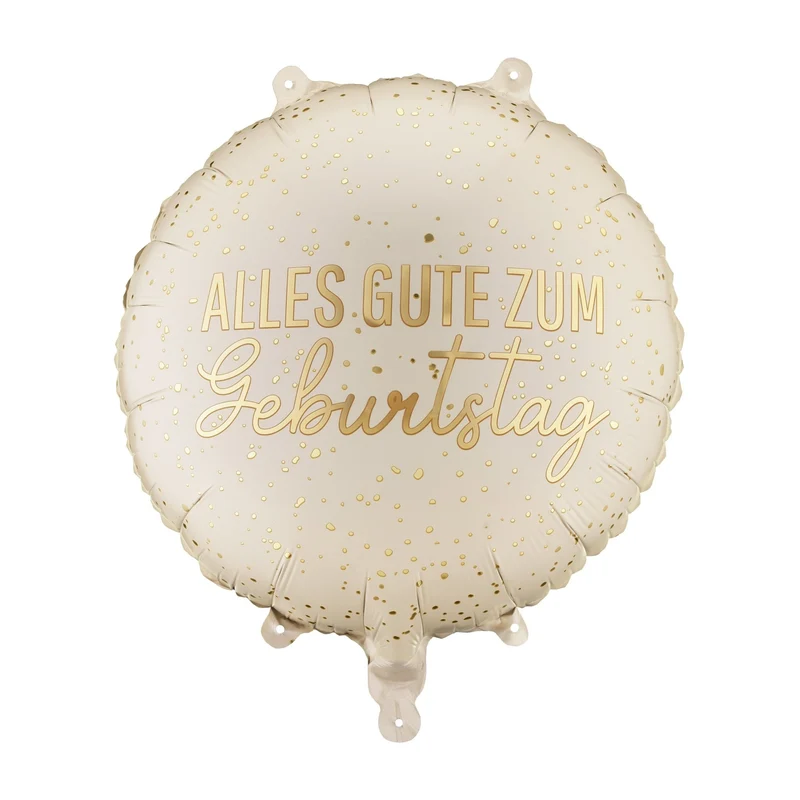 Geburtstagsballon "Alles Gute zum Geburtstag" Gold
