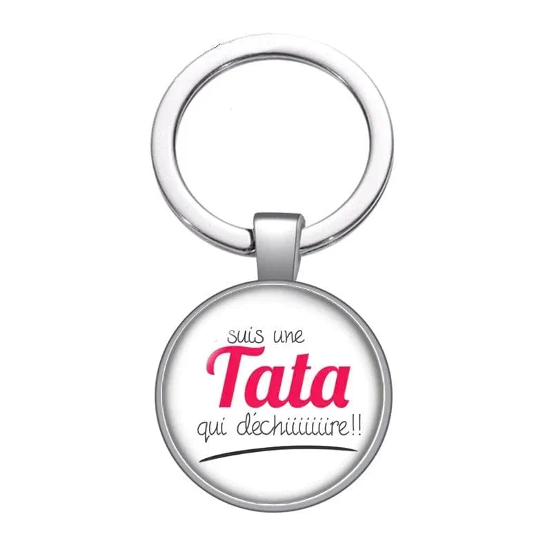 Schlüsselanhänger Tata, die zerreißt