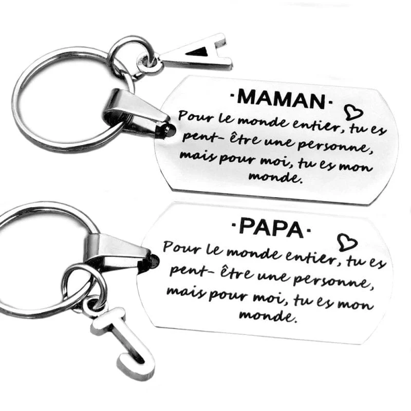 Schlüsselanhänger Papa Mama