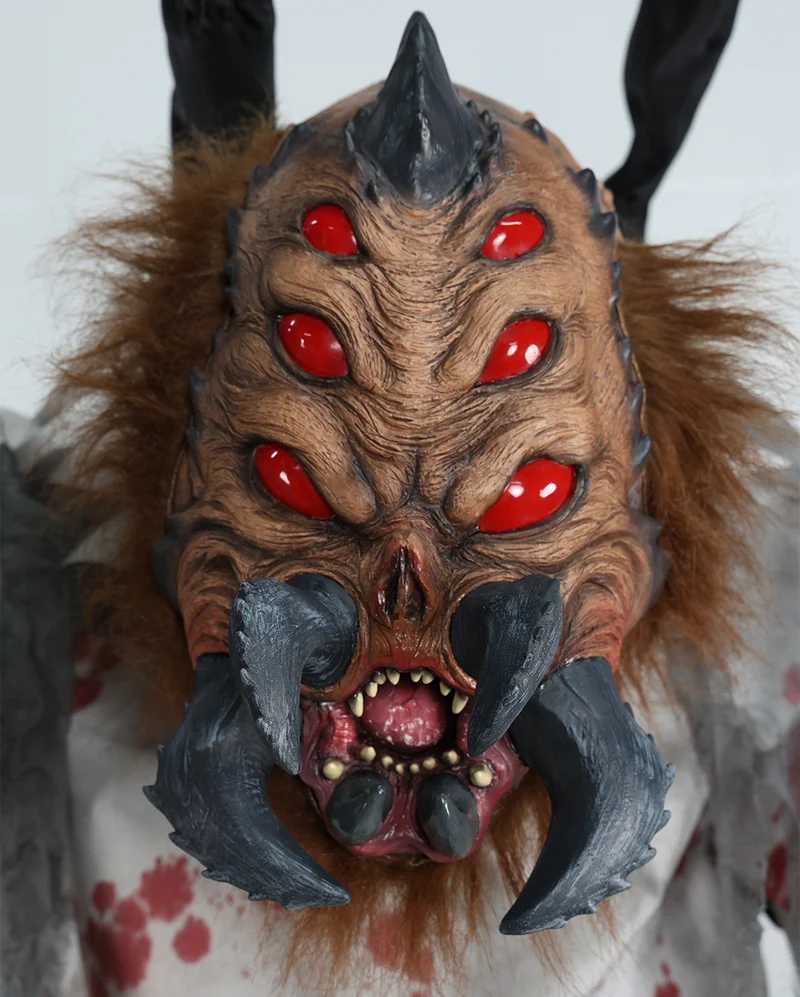Dr. Fangor Spinnenmonster Halloween Animatronic 182cm