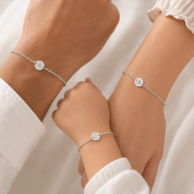 Armband Initialen Familie