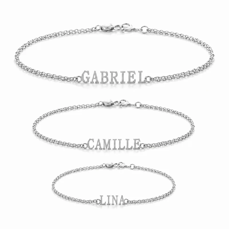 Familienarmband Silber