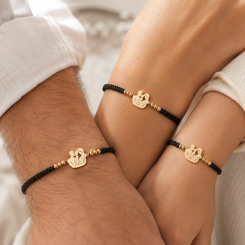 Family Gold Bracelet