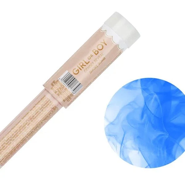 Rauchbombe 22,5 cm Gender Reveal - Blau