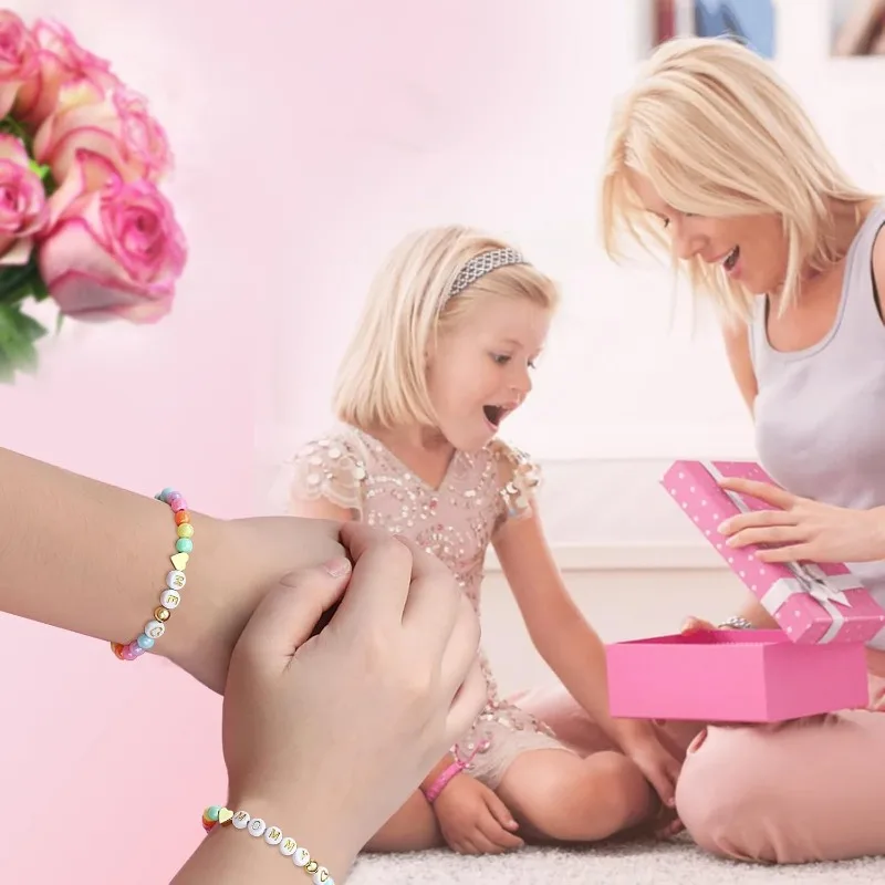 Mutter Tochter Armband Perlen