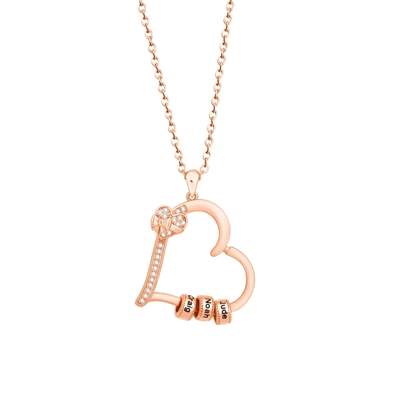 Familienkette Rosegold