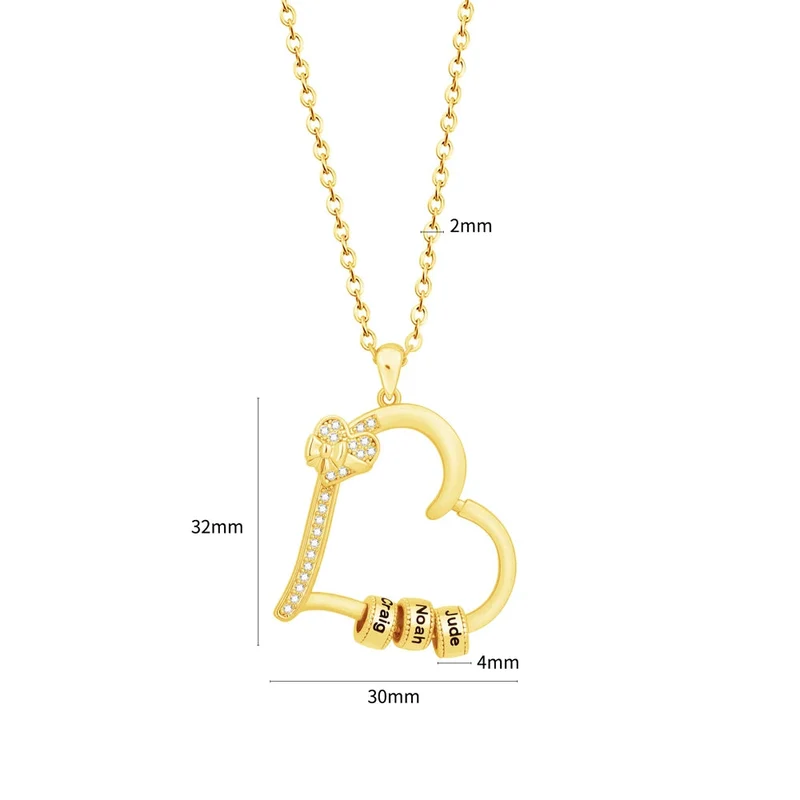 Familienkette Rosegold