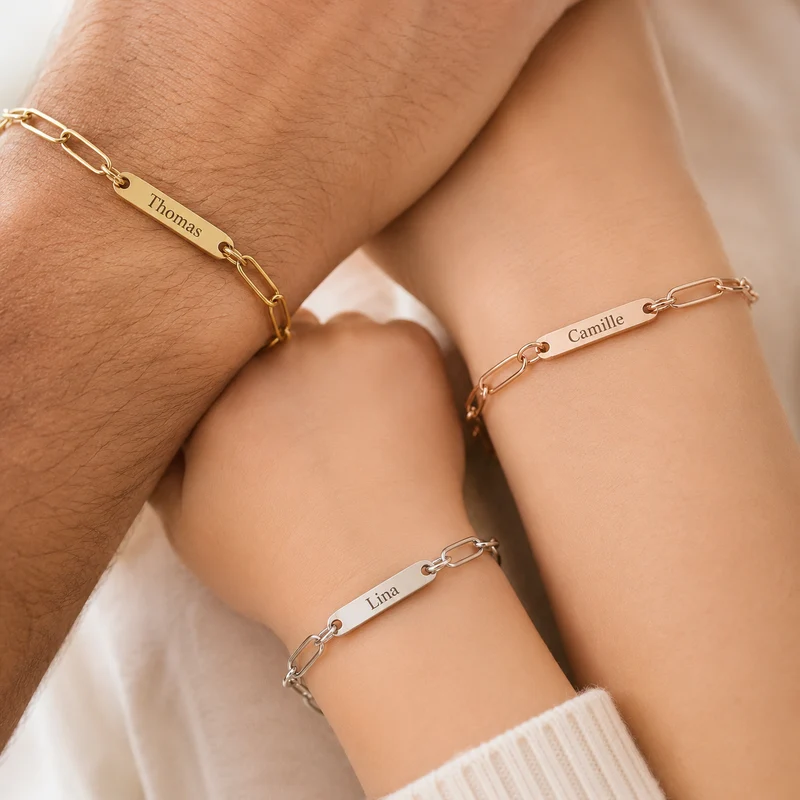 Armband Familie Gravur