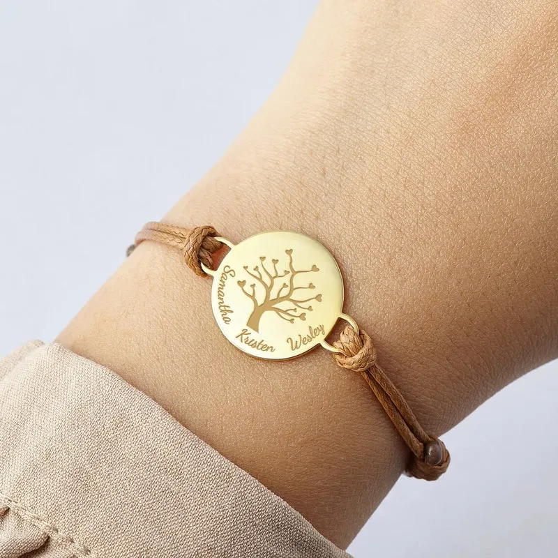 Personalisierte Armbänder Familie