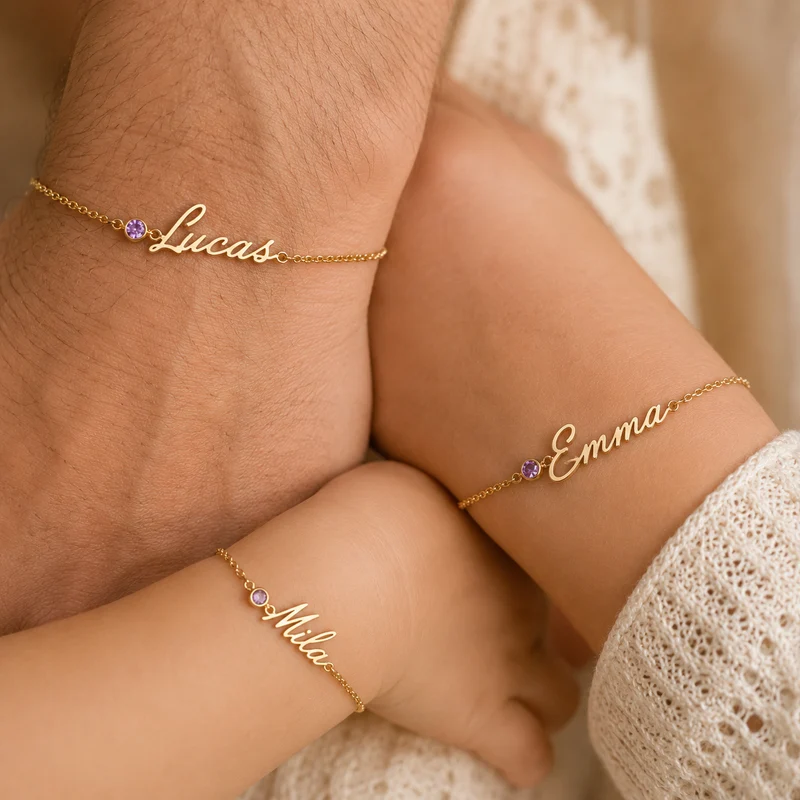 Birthstone Bracelet Family