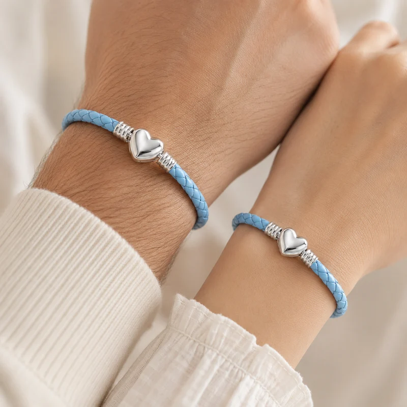 Familienarmband Leder