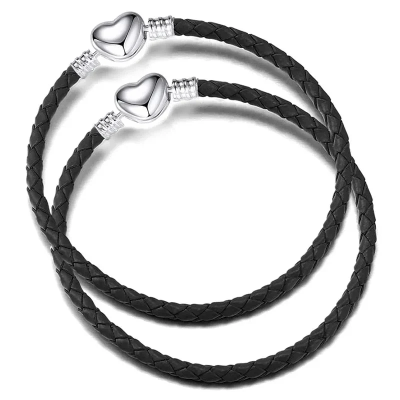 Familienarmband Leder
