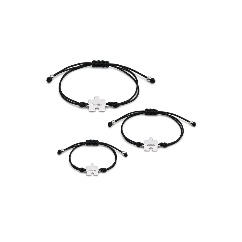 Armband Puzzelteil Familie