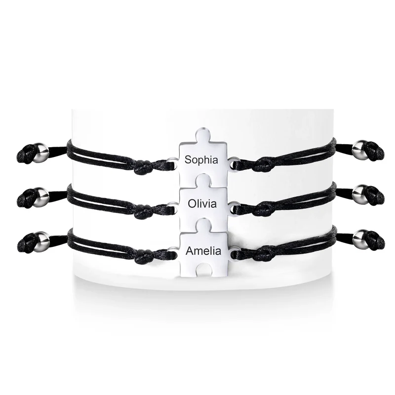 Armband Puzzelteil Familie
