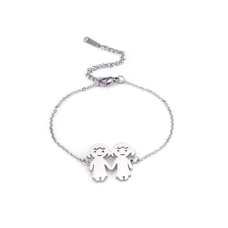 Familien Armband Silber