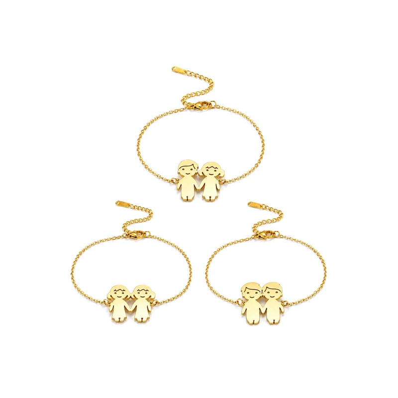 Familienarmband Gold