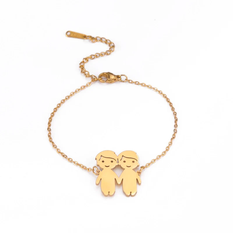 Familienarmband Gold