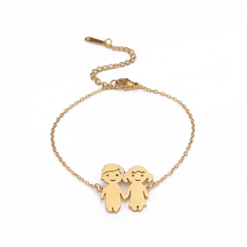 Familienarmband Gold