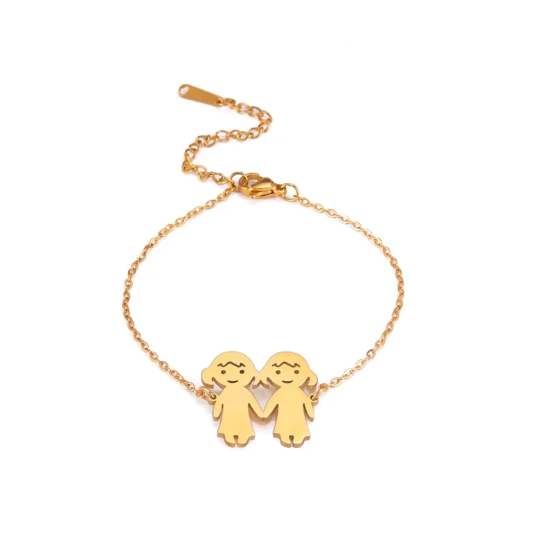 Familienarmband Gold