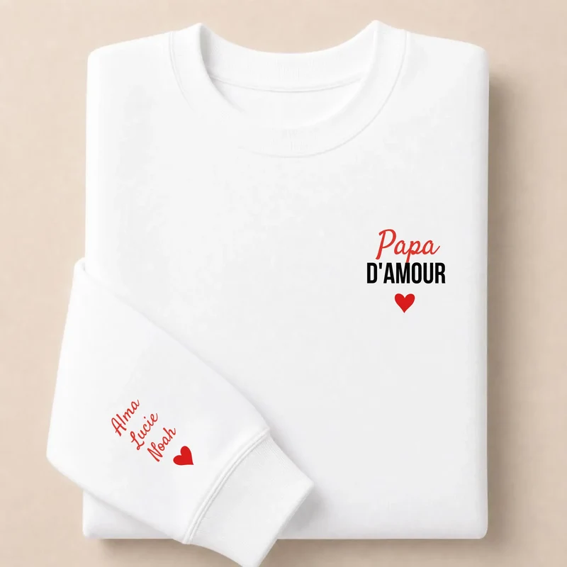 Pull personnalisé papa - Papa d'amour