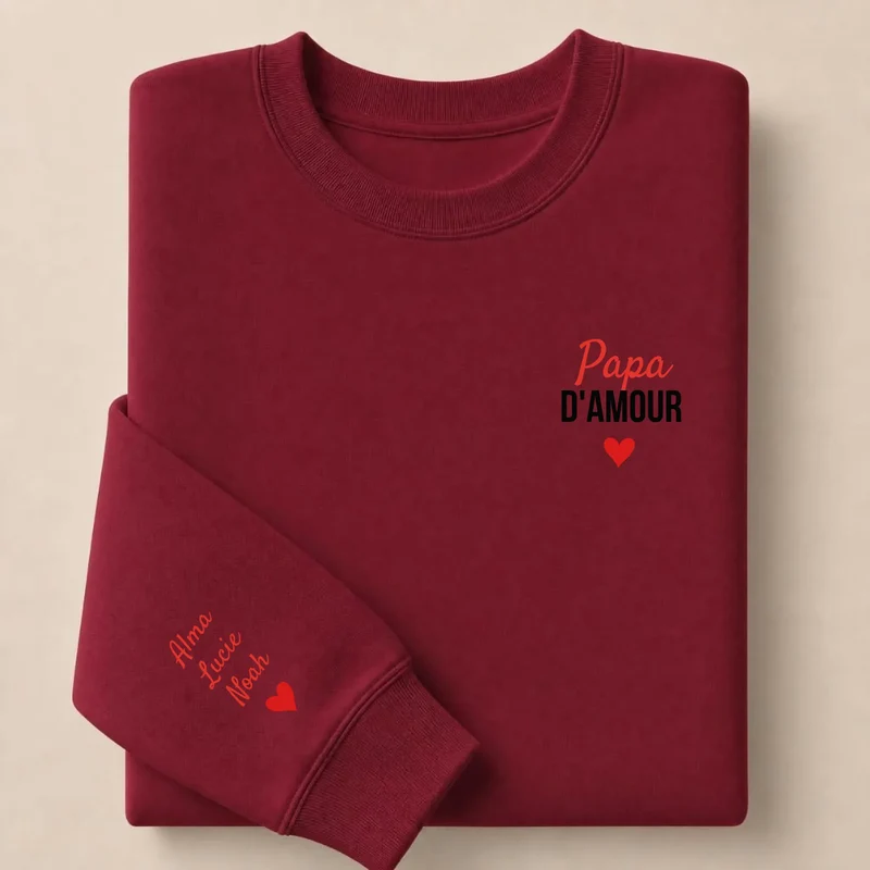 Pull personnalisé papa - Papa d'amour