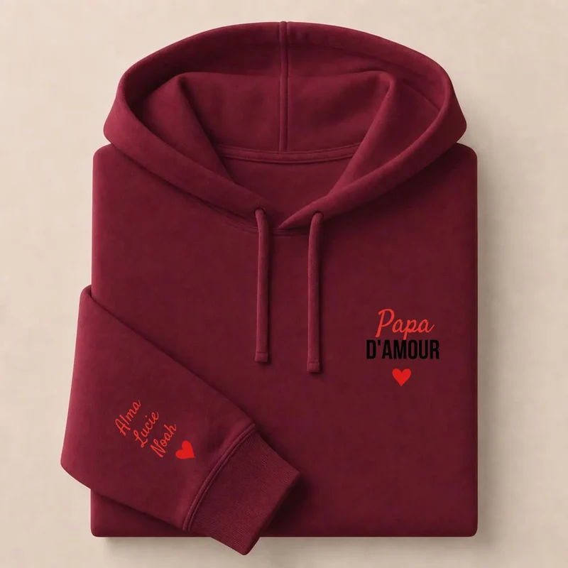 Pull personnalisé papa - Papa d'amour