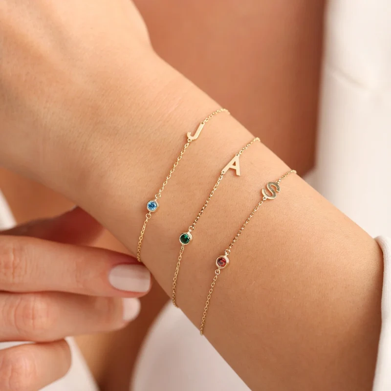 Geburtsstein Armband Familie