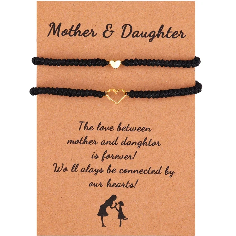 Mutter Tochter Armband Leder