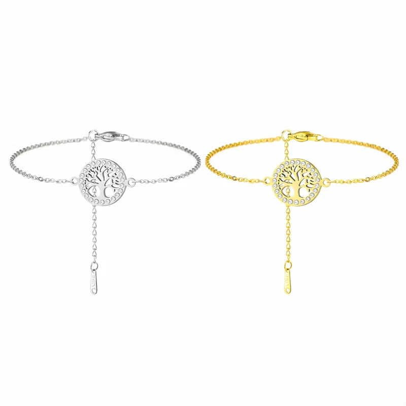 Mutter Tochter Armband Lebensblume