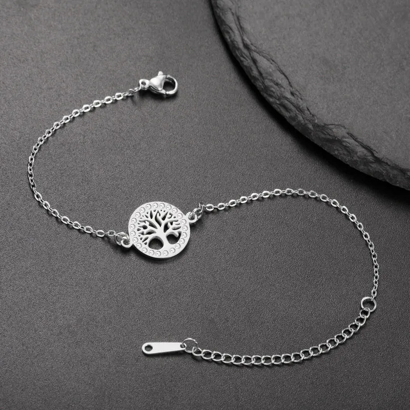 Mutter Tochter Armband Lebensblume
