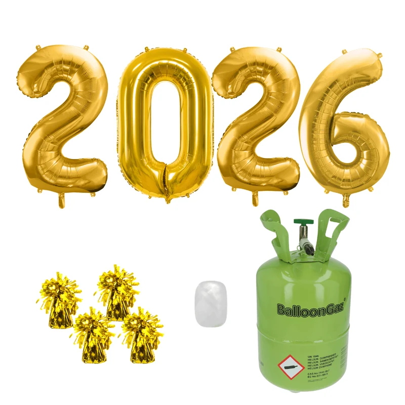Helium-Set Silvester XL "2026"