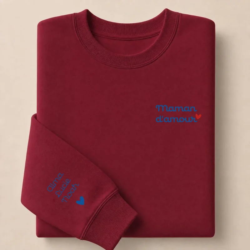 Pull personnalisé maman - Maman d'amour