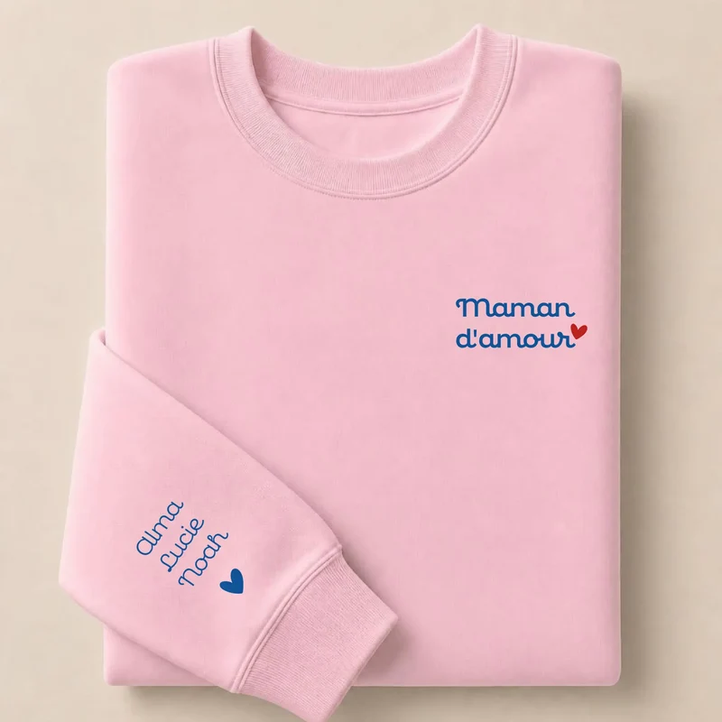 Pull personnalisé maman - Maman d'amour