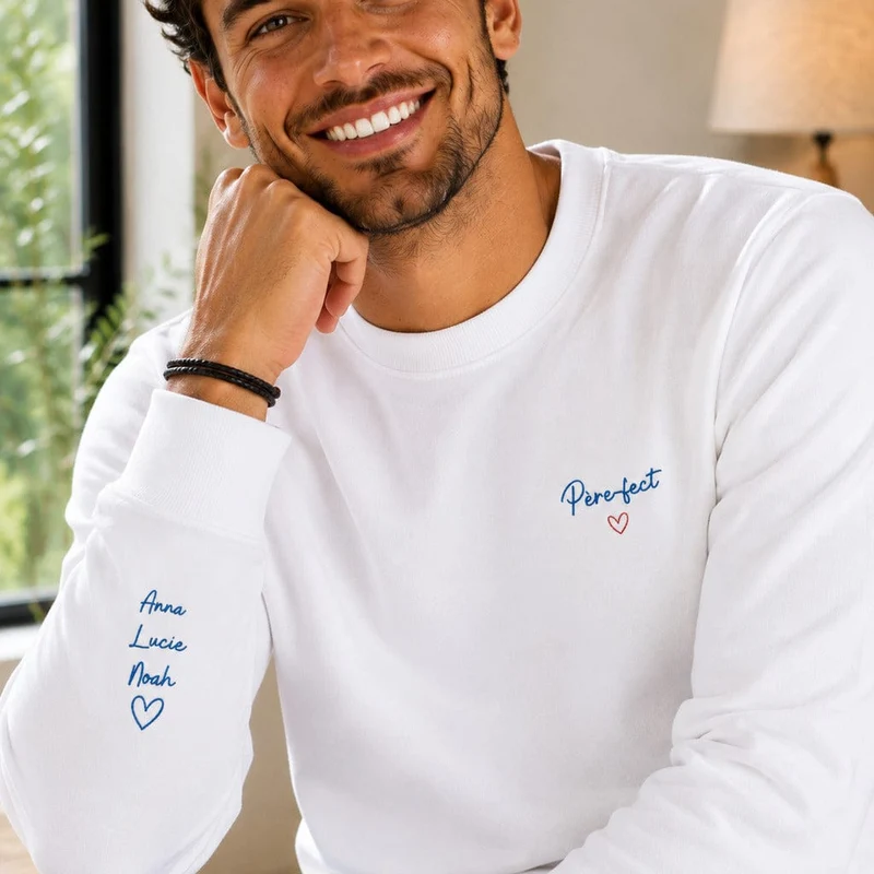 Pull personnalisé papa - Père-fect