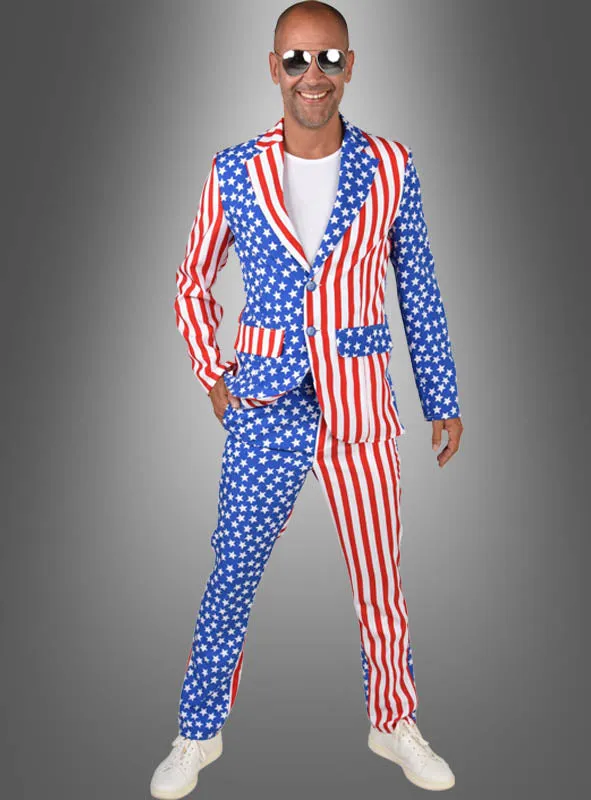 USA Anzug Amerika Kostüm