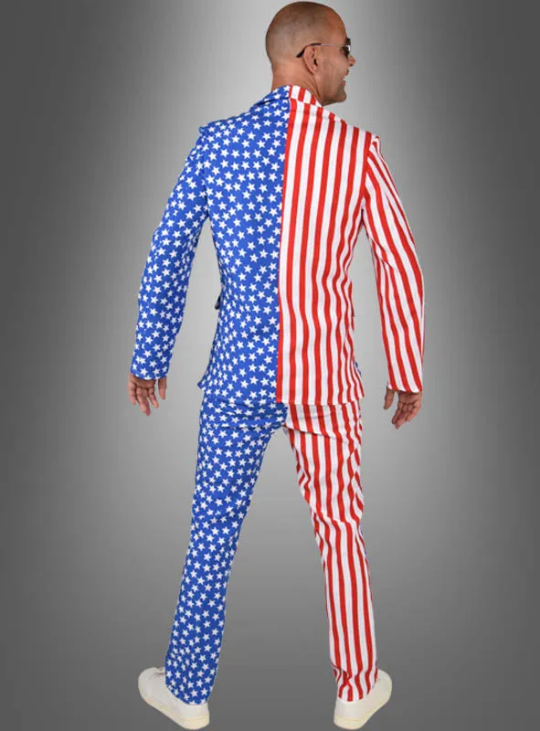 USA Anzug Amerika Kostüm