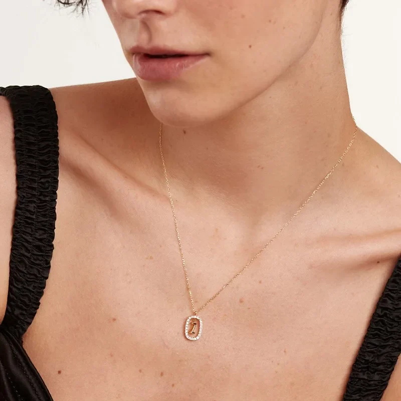 Mom And Daughter Gold Necklace