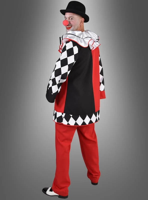 Deluxe Harlekin Clown Oberteil