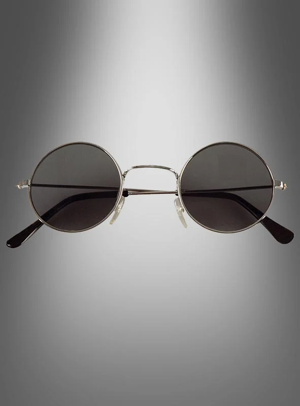 70er Jahre Nickelbrille Hippie Flower Power