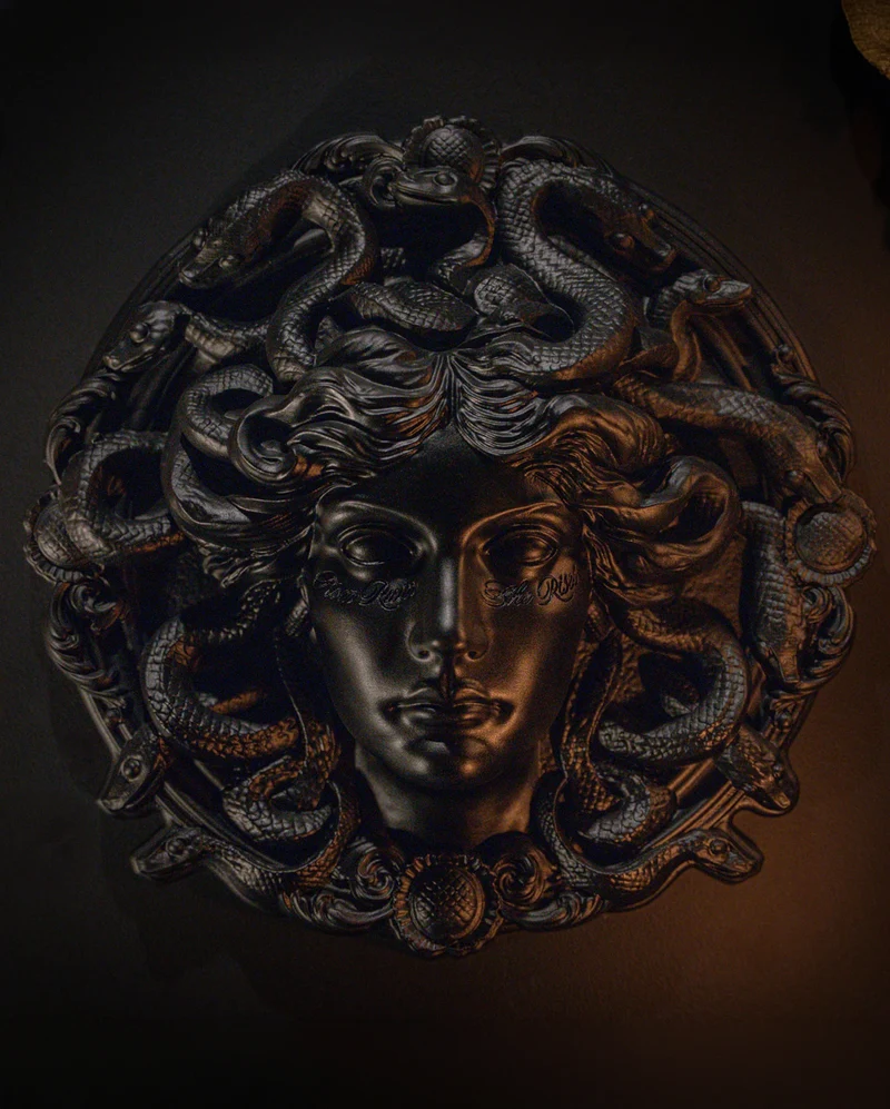 Medusa Wandrelief Ø30cm