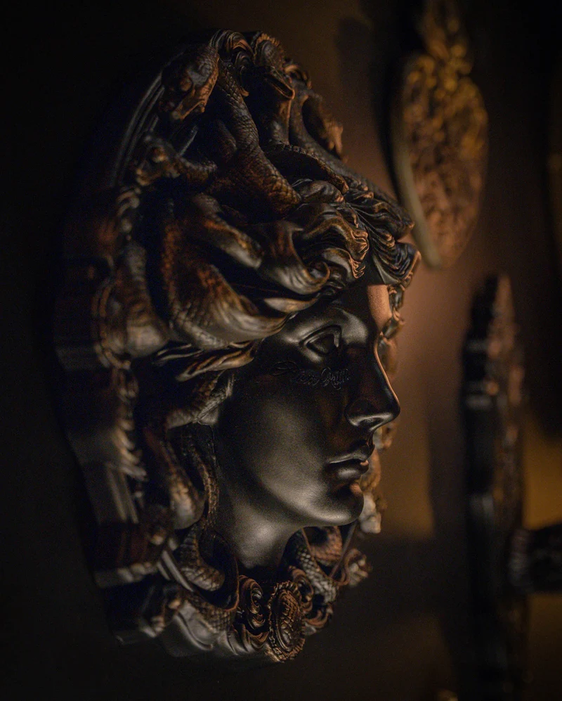 Medusa Wandrelief Ø30cm