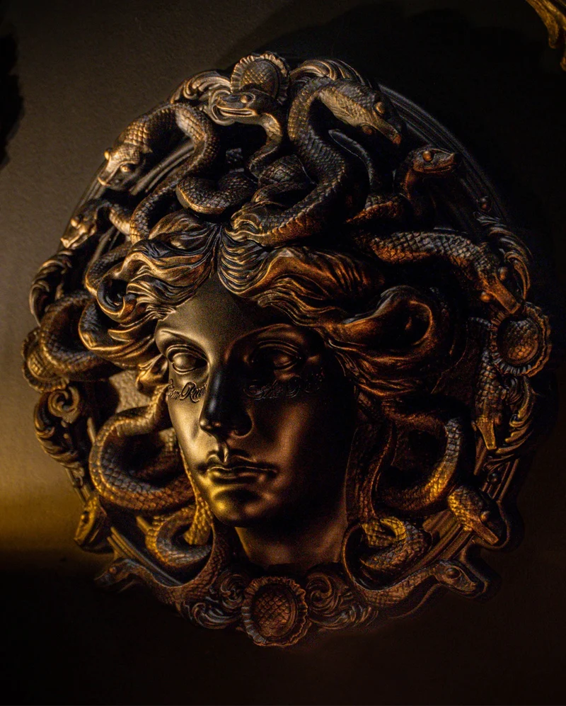 Medusa Wandrelief Ø30cm