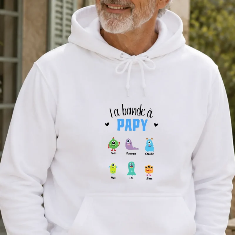 Pull personnalisé papy - La bande à papy