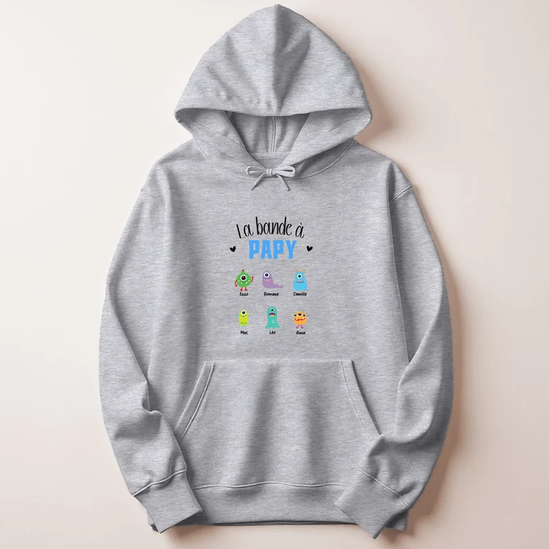 Pull personnalisé papy - La bande à papy