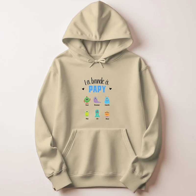 Pull personnalisé papy - La bande à papy