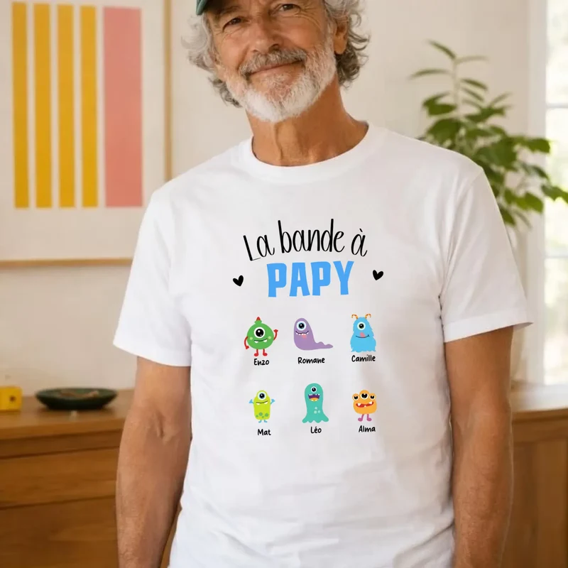 Pull personnalisé papy - La bande à papy