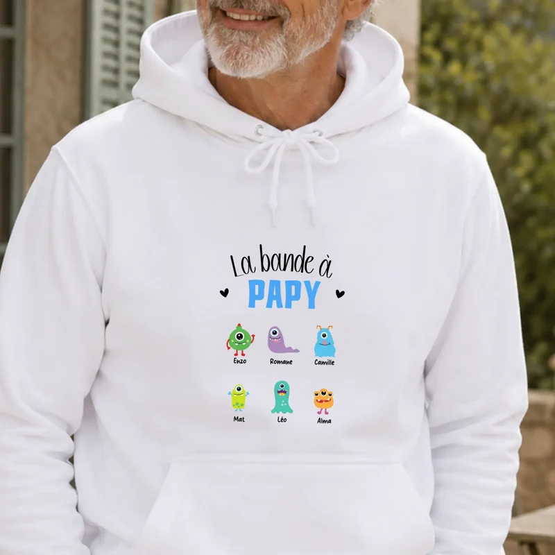 Pull personnalisé papy - La bande à papy